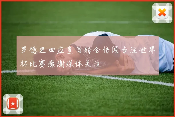 罗德里回应皇马转会传闻专注世界杯比赛感谢媒体关注